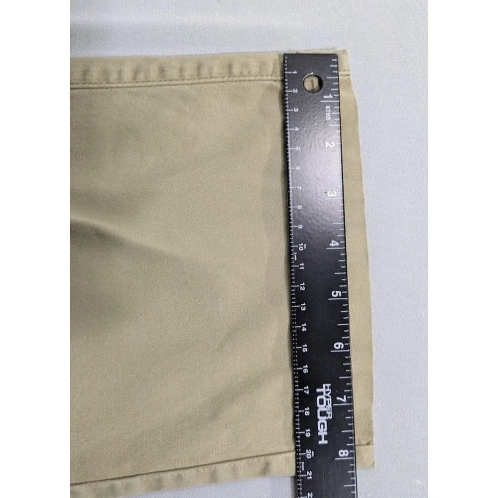 Lee X-Treme Comfort Khaki Chino Pants Mens 34x32 Straight Leg Tan Stretch Cotton